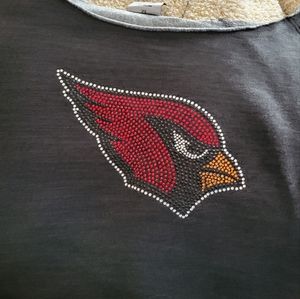 Arizona Cardinals rhinestone sweatshirt